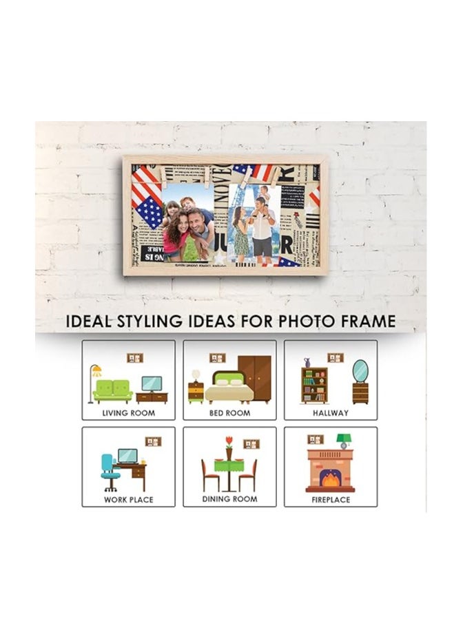 Story at Home Story at Home Vintage England Flag Photo Frame, 20 x 35 x 2 cm, PM1404  - Image 4