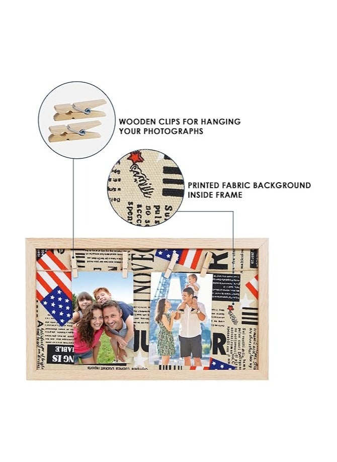 Story at Home Story at Home Vintage England Flag Photo Frame, 20 x 35 x 2 cm, PM1404  - Image 5