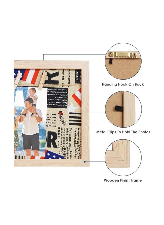 Story at Home Story at Home Vintage England Flag Photo Frame, 20 x 35 x 2 cm, PM1404  - Image 2