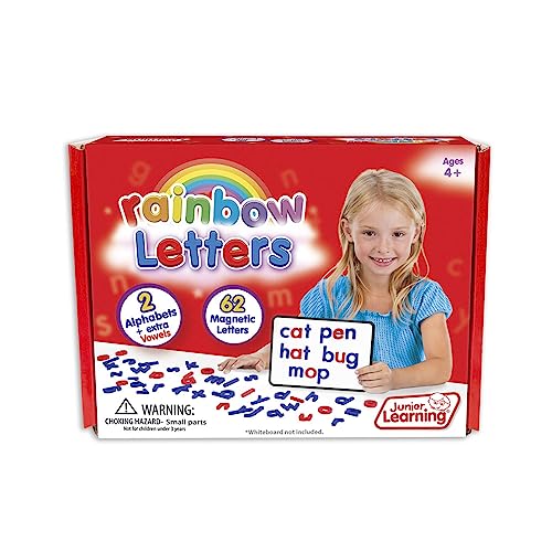 Junior Learning Rainbow Letters, Print, 62 Pieces - Image 1