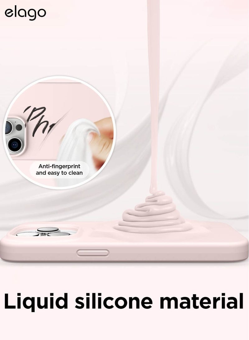 Elago Silicone Case Cover for iPhone 14 Pro MAX - Lovely Pink - Image 4