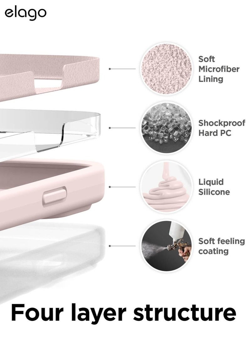 Elago Silicone Case Cover for iPhone 14 Pro MAX - Lovely Pink - Image 5