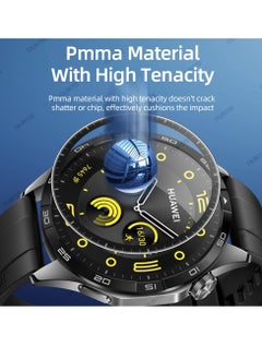 HEXABEX Huawei Watch GT5 46MM/GT4 46MM Screen Protector, Full Cover 3D Curved Screen Protector for Huawei Watch GT5 46MM/GT4 46MM Black/Clear  - Image 4