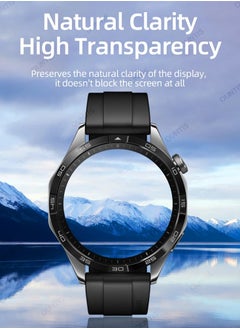HEXABEX Huawei Watch GT5 46MM/GT4 46MM Screen Protector, Full Cover 3D Curved Screen Protector for Huawei Watch GT5 46MM/GT4 46MM Black/Clear  - Image 2