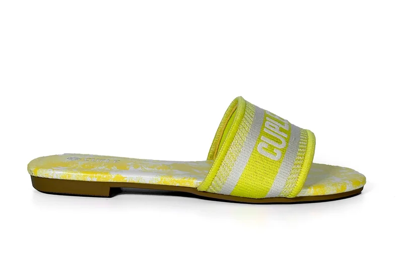 Ladies Cuple print Slip-on Sandals