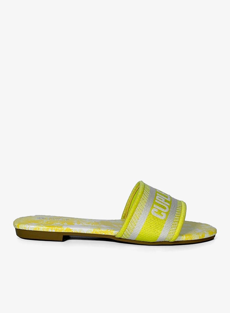 Cuple Ladies Cuple print Slip-on Sandals - Image 2