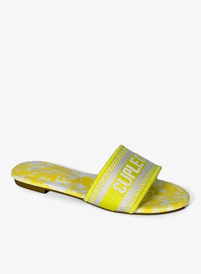 Cuple Ladies Cuple print Slip-on Sandals
