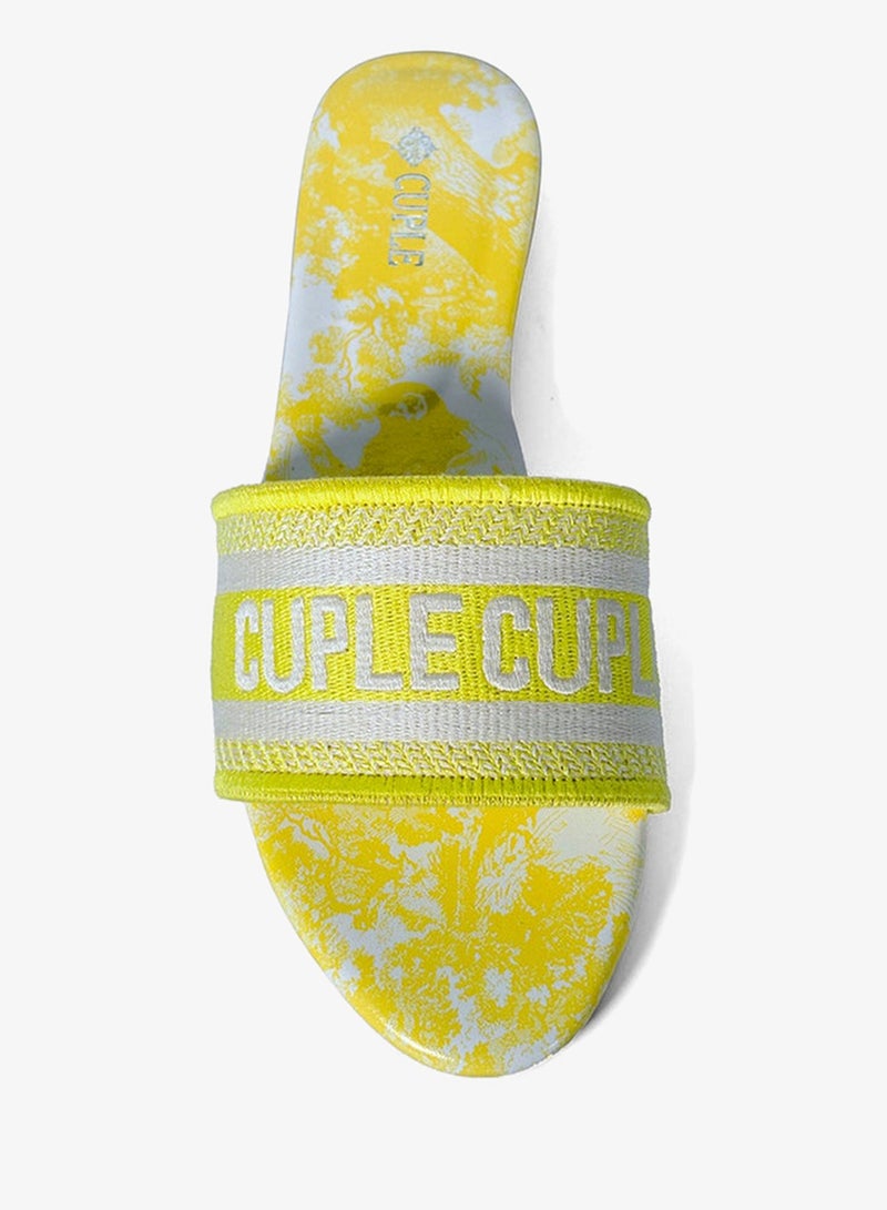 Cuple Ladies Cuple print Slip-on Sandals - Image 3