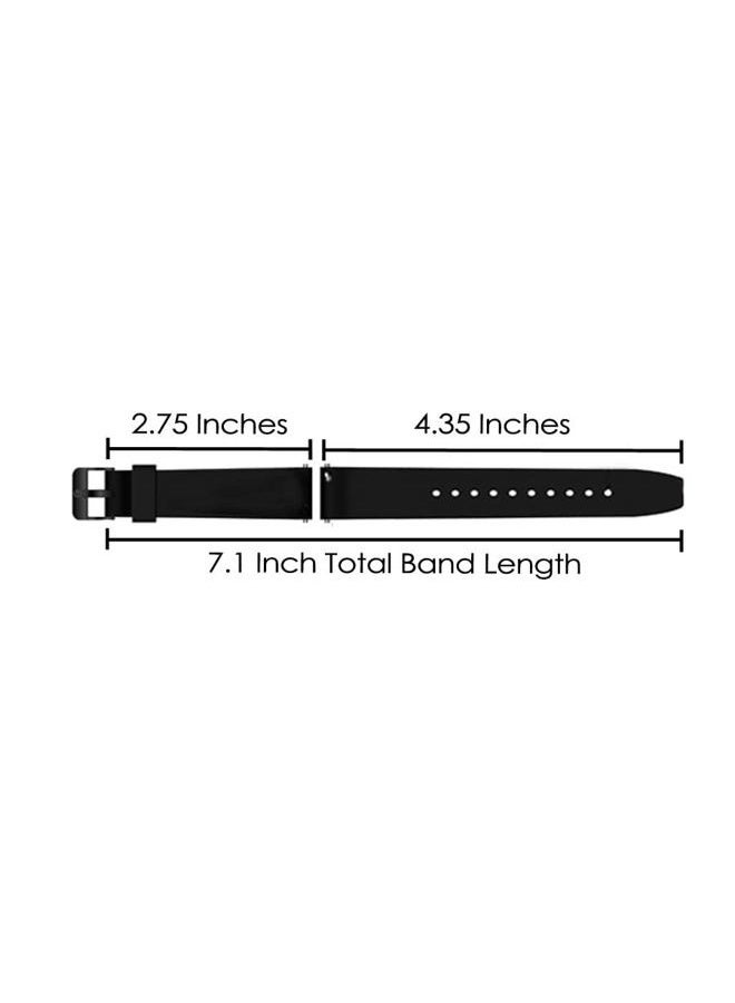 Speidel Replacement 14mm Scrub Silicone Watchband for Nurses, Doctors, Students in Navy - Image 5