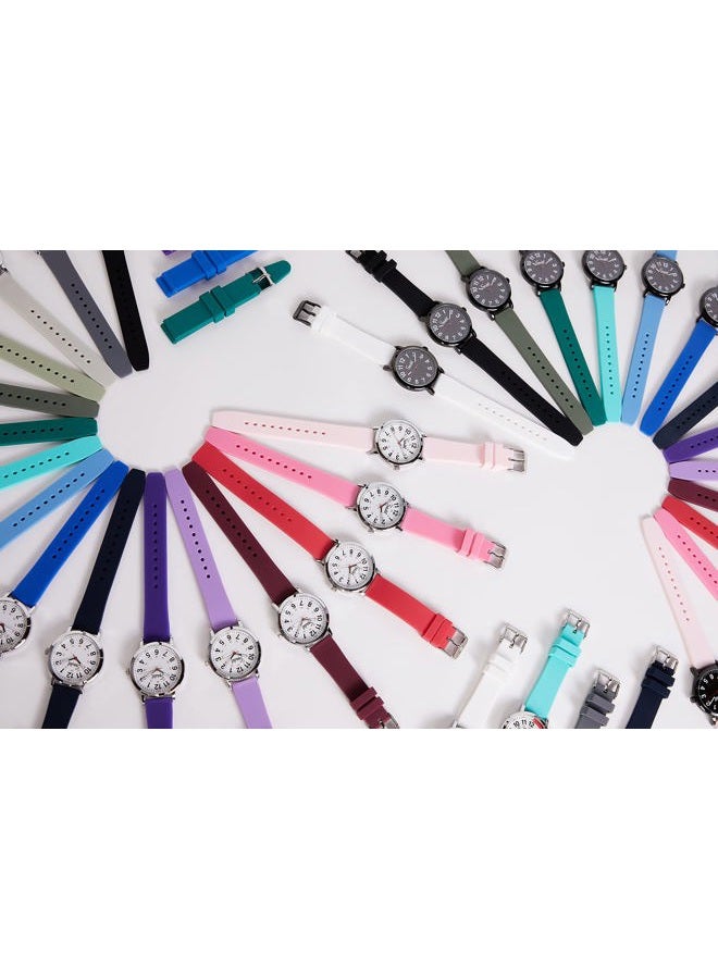 Speidel Replacement 14mm Scrub Silicone Watchband for Nurses, Doctors, Students in Navy - Image 3
