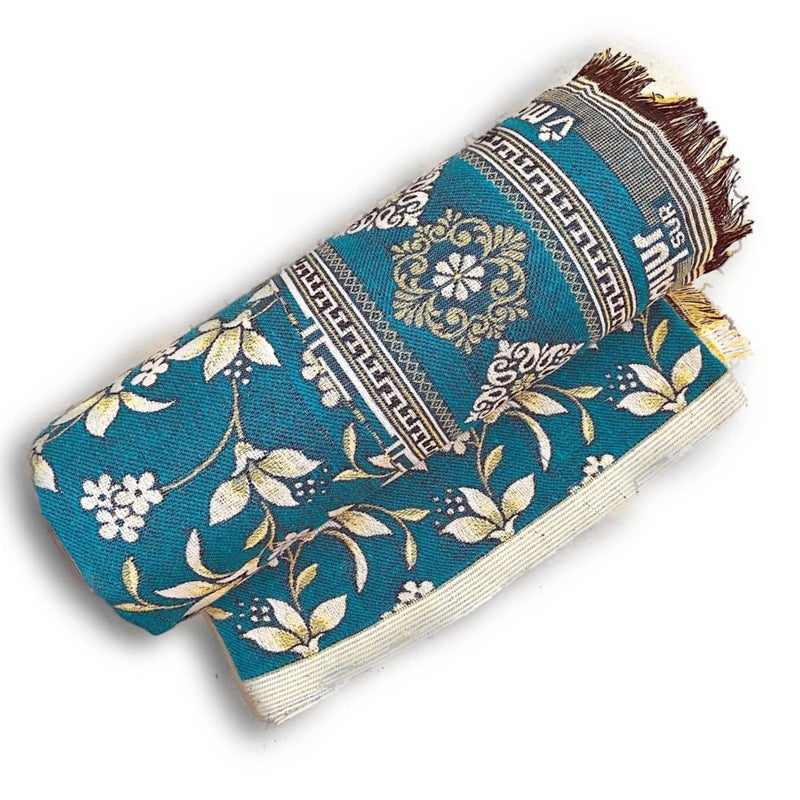 COTFLEX Original Solapur Chaddar Queen Bed Cotton Blanket Mor Pankhi - Image 3
