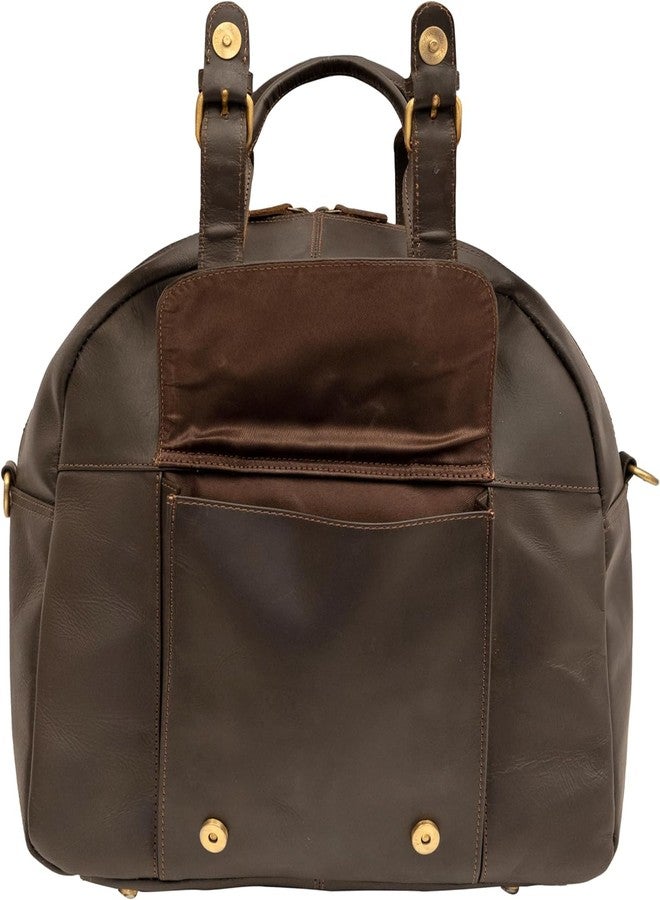 NATURALS EXPORT Premium Brown Leather Duffle Travel Bag - Stylish Weekender Luggage for Men and Women - Large Carry-On Tote with Adjustable Shoulder Strap - Handcrafted Overnight Bag for Gym 16 Inch - Image 5