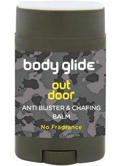BodyGlide Body Glide Outdoor Anti Chafe Balm 1.5oz: Fragrance free anti chafing stick trusted in basic training, endurance sports & everyday life. Use on neck, shoulders, chest, butt, groin, thighs & feet  - Image 1