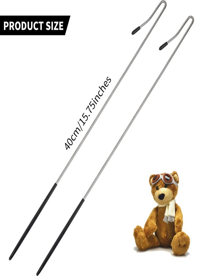 Amviner 16 Inches Puppets Arm Control 2pcs, Metal Rod Puppet Accessrioes - Image 3