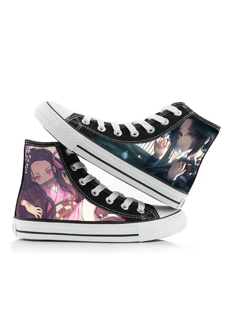 Unisex Top Canvas Shoes – Stylish Couple Sneakers for Casual & Cosplay - Image 1