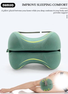 DUNISO Leg and Knee Foam Support Pillow for Side Sleepers,Memory Foam Pillow Knee Pillows for Hip Pain, Lower Back Pain Relief, Side Sleeper Pillows for Adults, Leg Pillow with Washable Cover  - Image 5