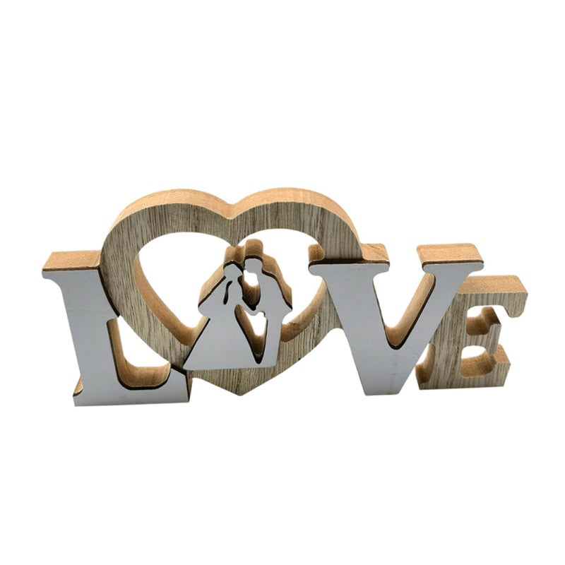 Wooden Love Letter Decoration Wedding Photo Props Alphabet Ornament for Home Garden Event Decor - Image 2