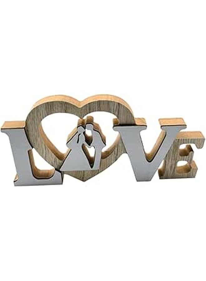 Wooden Love Letter Decoration Wedding Photo Props Alphabet Ornament for Home Garden Event Decor - Image 1