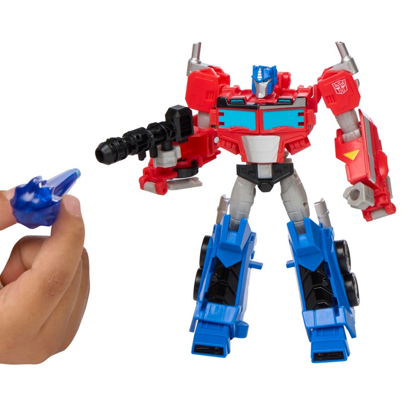 TRANSFORMERS تمثال العمل أوبتيموس برايم من ترانسفورمرز برايم تشانجرز، يتحول من لعبة روبوت إلى لعبة شاحنة، للأعمار 6 سنوات فما فوق - Image 3