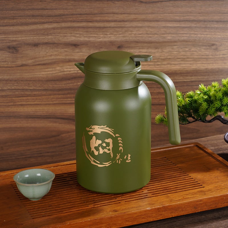 New Braised Teapot Large Capacity Coffee Pot Tea Separation Teapot Intelligent Digital Display 316 Stainless Steel Insulation Pot - Image 4