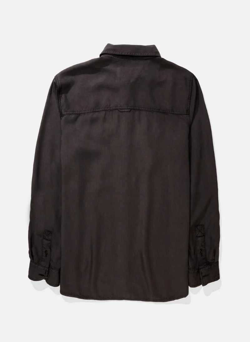 American Eagle Pocket Detail Button Down Shirt