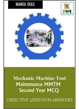 Mechanic Machine Tool Maintenance Second Year MCQ : Objective Question Answers - pzsku/Z4B96F0DE9550B5DB96C4Z/45/1749722042/aaf01147-2a51-40c1-b338-7457af60e006