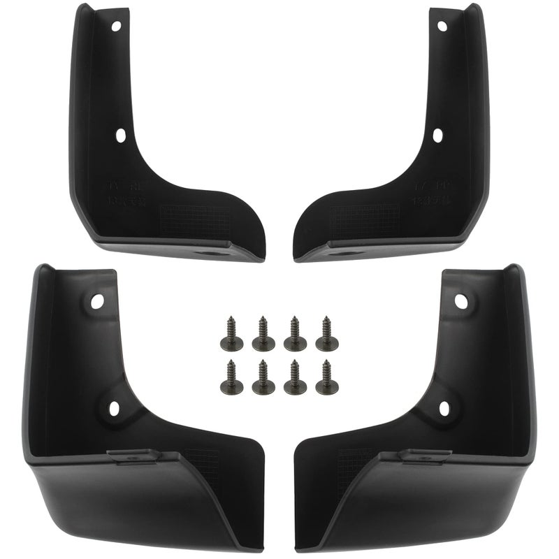 BOXI Set of 4 Front and Rear Side Mud Flaps Splash Guards Mudflaps Fits for Nissan Altima 2013 2014 2015 2016 2018 Sedan Do not fit SR Nismo Models Without Side Skirt