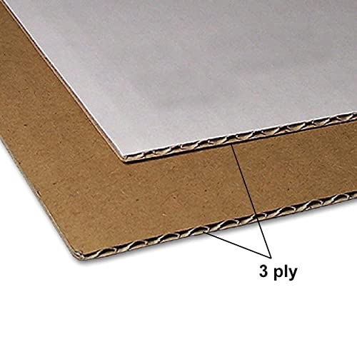 Box Brother 3 Ply White Flap Corrugated Packaging Box Size: 4x4x1.5 Length 4 inch Width 4 inch Height 1.5 inch 3Ply Corrugated Packaging Box (Pack of 50) - Image 3
