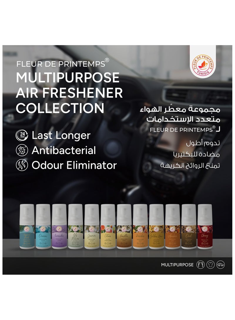 Fleur De Printemps Tropical Fruits Air Freshener Spray | 30ml | Exotic & Vibrant Scent | Gas-Free & Anti-Smoking | Ideal for Home, Car, Office - Image 4