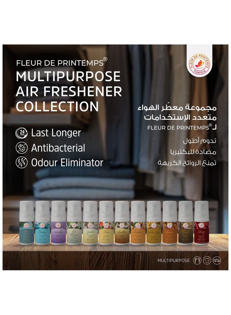 Fleur De Printemps Tropical Fruits Air Freshener Spray | 30ml | Exotic & Vibrant Scent | Gas-Free & Anti-Smoking | Ideal for Home, Car, Office - Image 5
