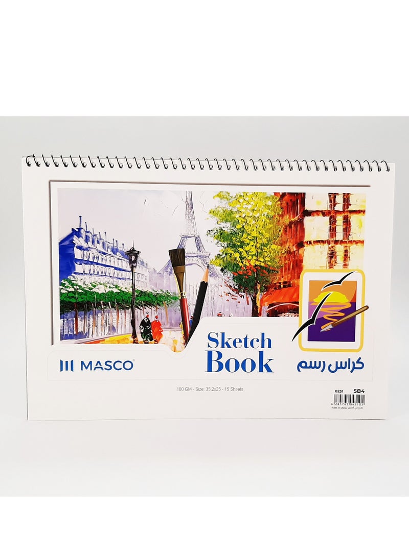 ماسكو دفاتر رسم مقاس 35.2 × 25 سم (عبوة من 10) - Image 5