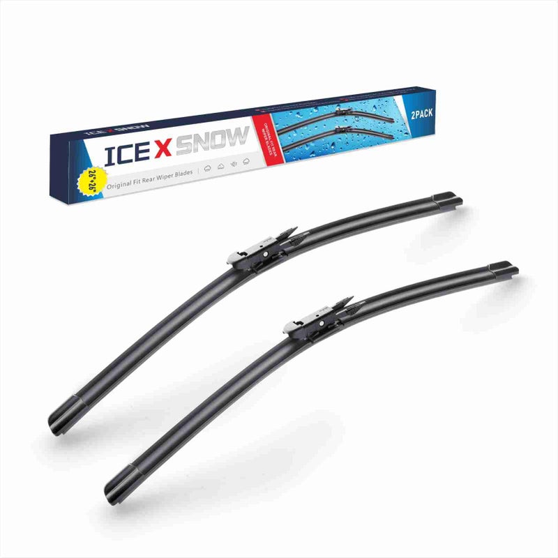 ICEXSNOW 26 Inch 2 Pack Windshield Wiper Blades for Ford Fusion 2020 2019 2018 2017 2016 2015 2014 2013 Automotive Replacement Windshield Wiper Blades 2626Pinch Tab - Image 2