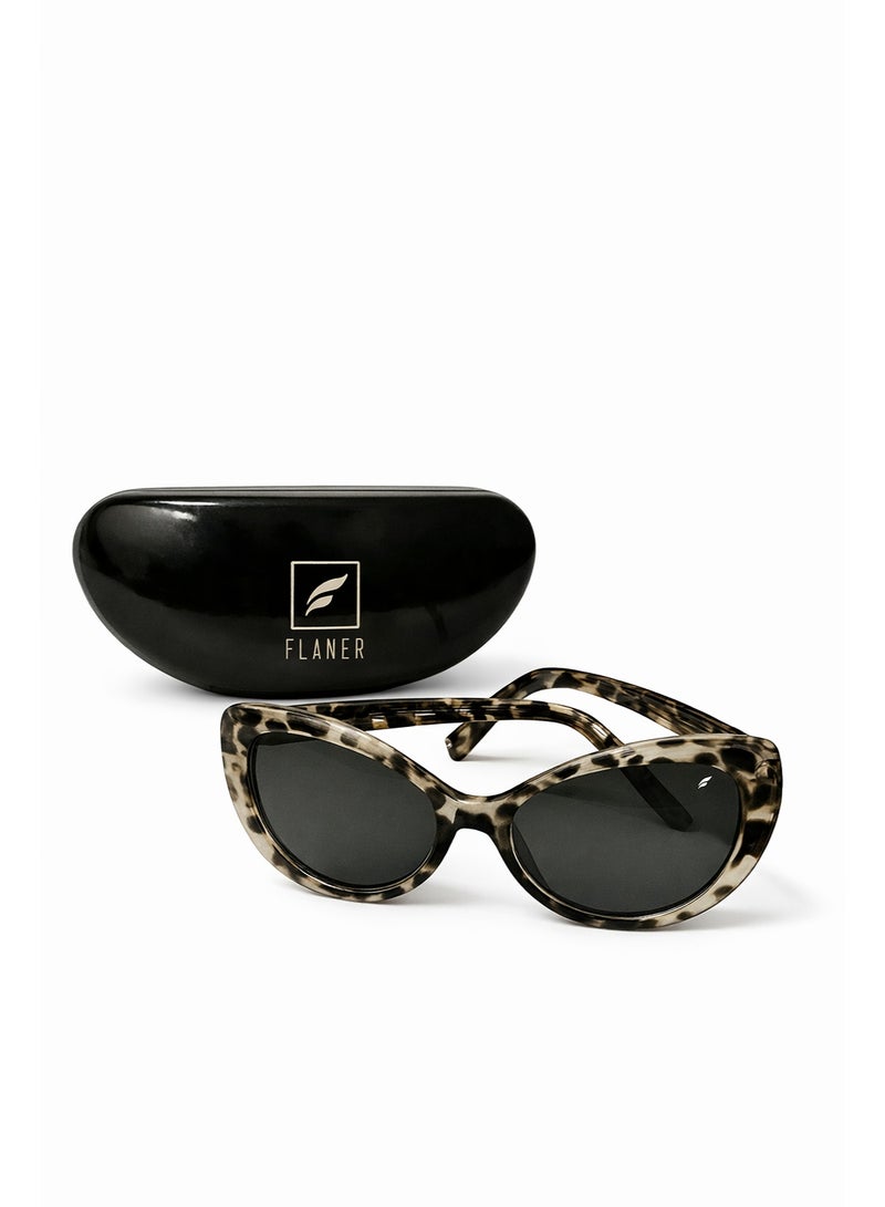 فلانر نظارات شمسية مستقطبة على شكل عين القطة للنساء من - Image 1