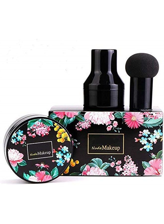 MianYang Mushroom Head Air Cushion BB Cream,Concealer Lasting Nude Makeup Moisturizing Pigment CC Liquid Foundation, Even Skin Tone Makeup Base Primer（Natural） 