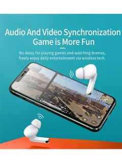 Generic Bluetooth Touch Air Pods with HD Microphone HD stereo sound /XT90  - Image 3