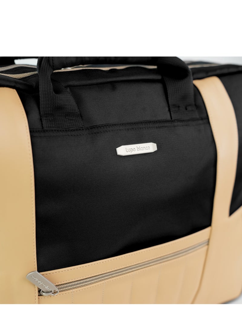 Day-To-Day Bag - Beige X Black