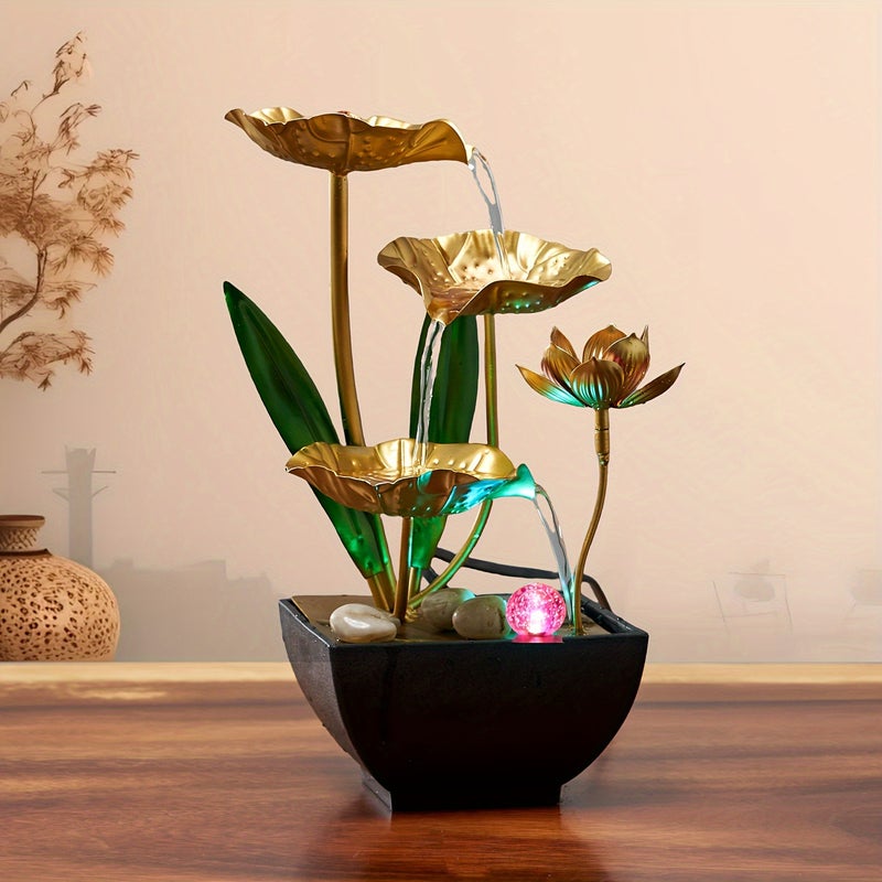 PETO Small Indoor Fountain Automatic Humidifier for Living Room and Bedroom Relaxation - Image 3
