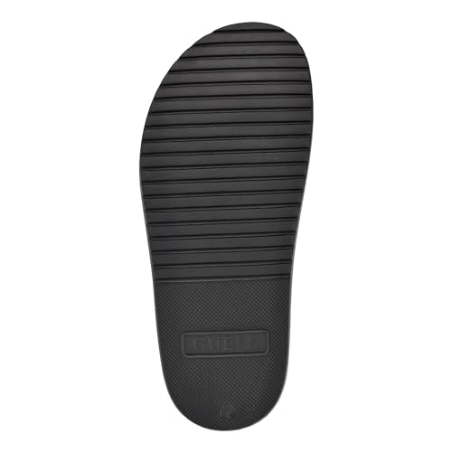 Guess Men's Verone Slide, Black Logo Multi 002, 11 - Image 4