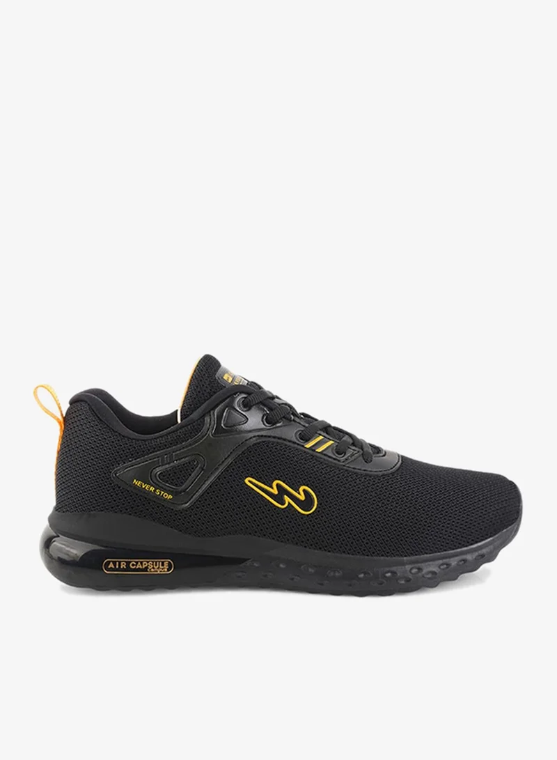 كامبس Men Gamma Pu Cushion Lace-Up Running-Blk