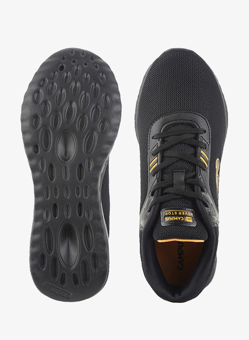 CAMPUS Men Gamma Pu Cushion Lace-Up Running-Blk - Image 3