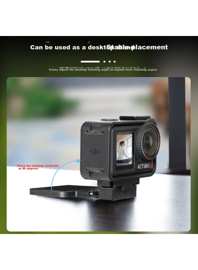 Qiye Magnetic Quick Release Bracket Base Compatible With Dji Action 5 Pro Action Camera, Action 4 Accessories, Osmo 360 Dji Nano Selfie Stick