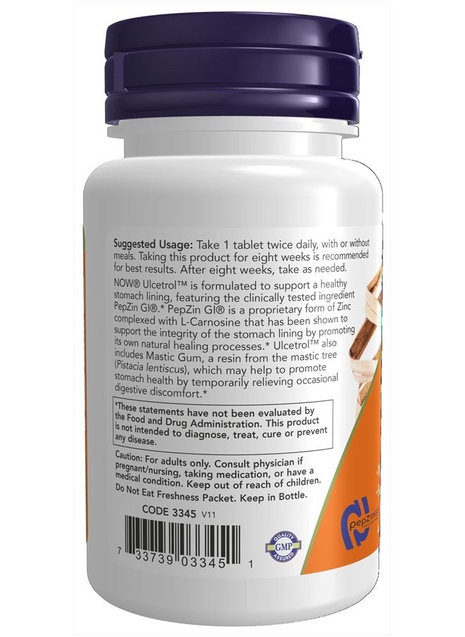now - Supplements Ulcetrol Digestive Health With Pepzin Gi And Mastic Gum Supports Gastric Health- 60 Tablets - Image 1