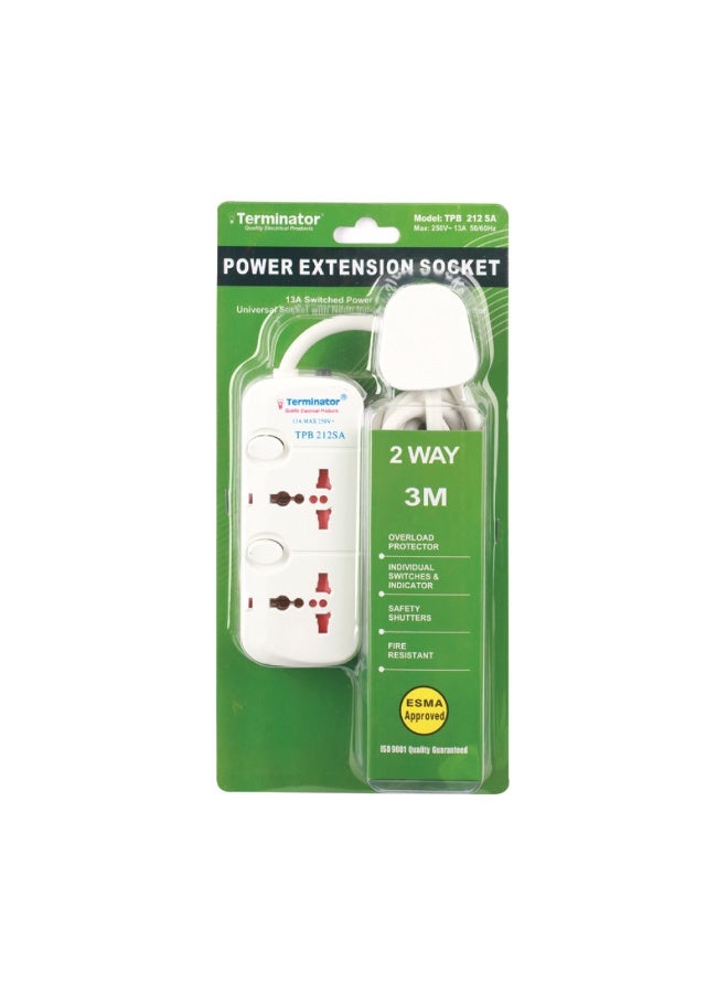 Terminator Terminator Power Extension Socket TPB 212SA - Image 1
