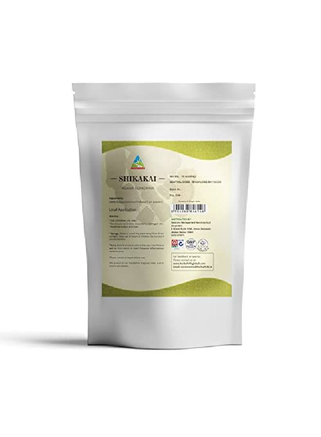 HERBAL HILLS Shikakai Powder Acacia Concinna Powder Natural Hair Growth Cleanser & Conditioner 454Gms/16 Oz Pack - Image 3
