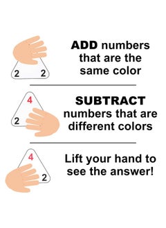 Learning Advantage Original Triangle Flash Cards - Addition And Subtraction - Set Of 20 - In-Home Learning - Math Flash Cards  - Image 4