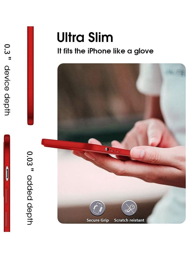 Raxoom Compatible iPhone 13 Pro Max Case Slim Fit Ultra-Thin [Guardian Series] Soft TPU Matte Finish Coating Phone Cases Lightweight Back Cover Grip for iPhone 13 Pro Max 6.7"(2027 - Image 3