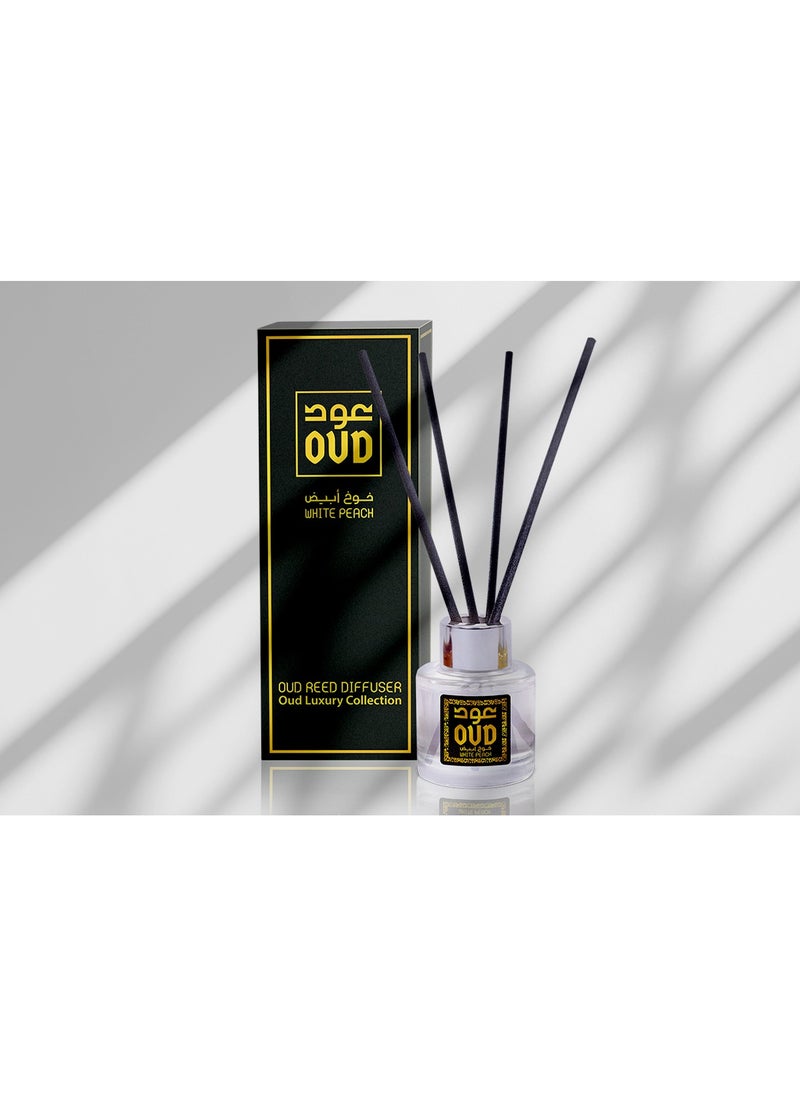 Oud Luxury Collection Oud Reed Diffuser White Peach 50ml  - Image 1