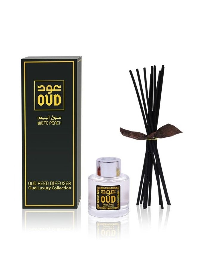 Oud Luxury Collection Oud Reed Diffuser White Peach 50ml  - Image 3
