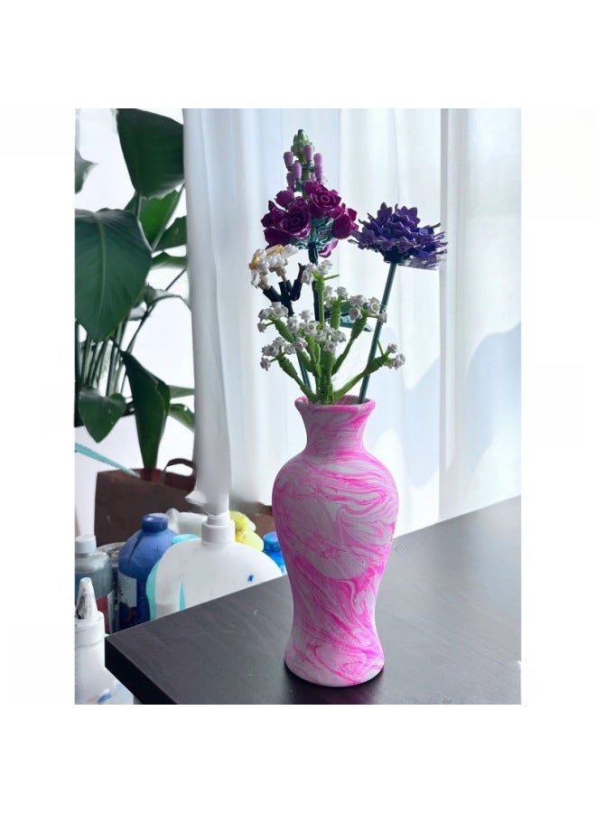 Water Painting Vase Ceramic White Embryo Handmade Wet Painting Floating Water Painting Kindergarten Rubbings Graffiti Coloring Materials-Color:28-3 - Image 4