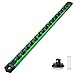 Reniteco Magnetic Socket Organizer 14 Drive Aluminum Alloy Socket Rail Heavy Duty Magnetic Socket Holder with 14PC 360 Swivel Removable Clips Magnetic Socket Rack for Tool Box Drawer Green - Image 2